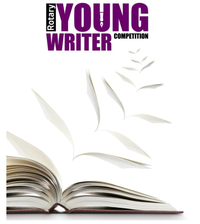 The Rotary Club of Caterham's flyer for their young writers' competition